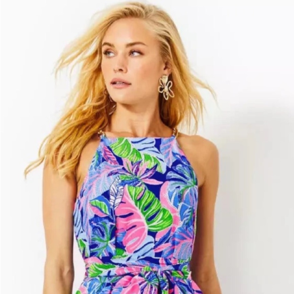 Lilly Pulitzer Joannah Silk Midi Dress - Picture 13 of 13